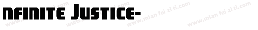 nfinite Justice字体转换